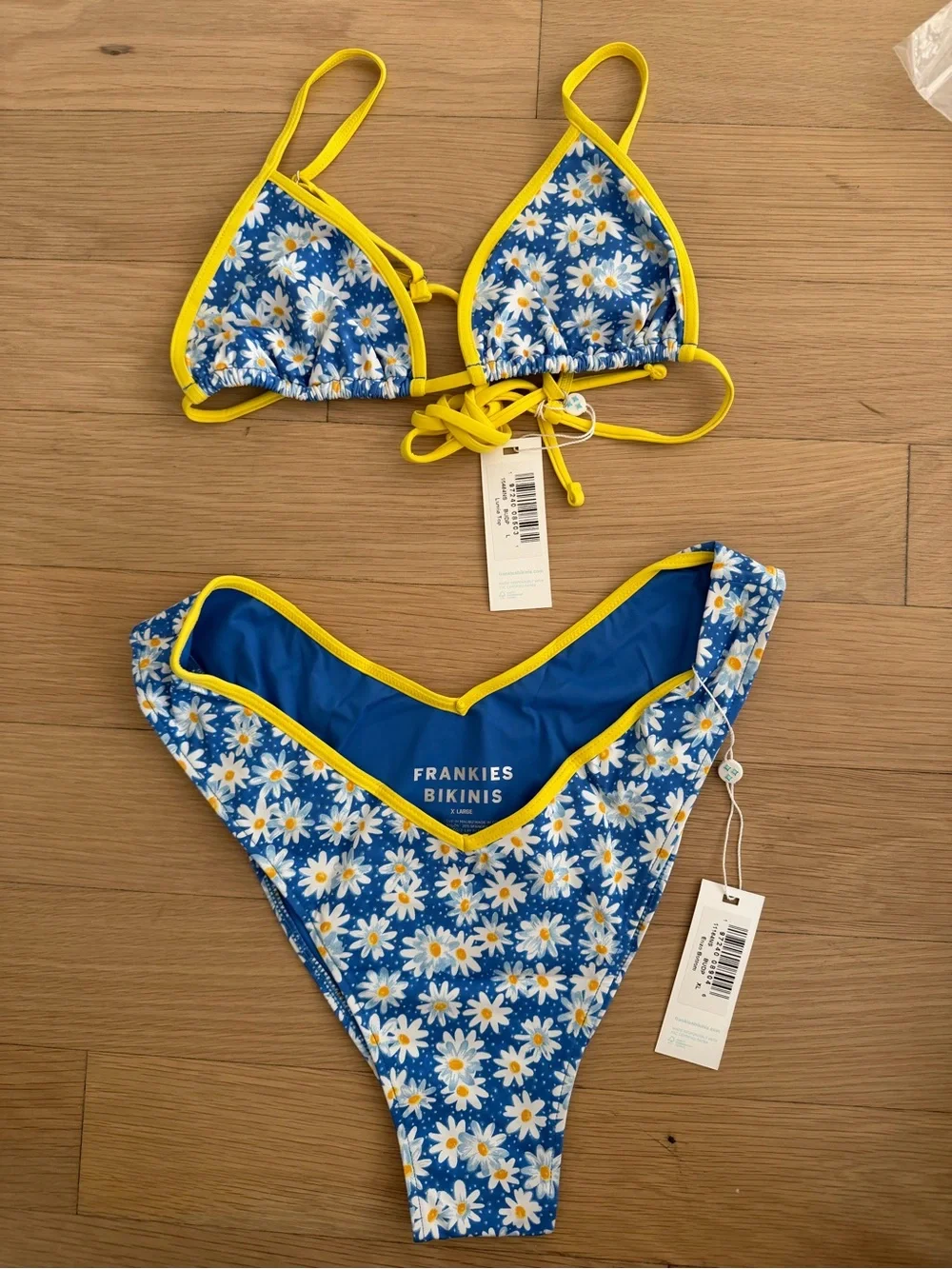 Frankie’s Bikinis - Lumia Triangle Bralette Bikini Top & Enzo Bottom